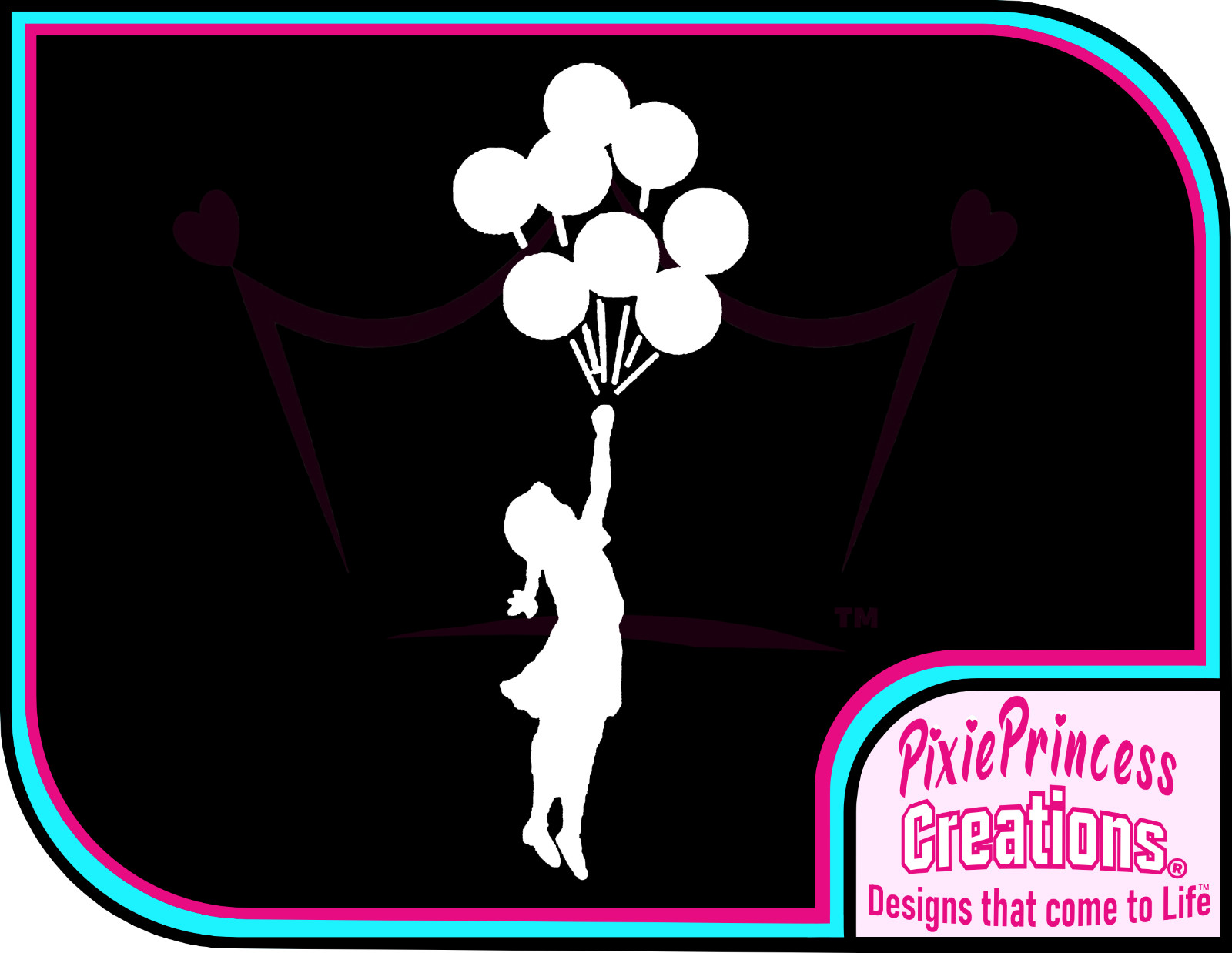 Banksy Girl Balloons C Vinyl Sticker Wall Art Poster Car Home Decor Room Decal