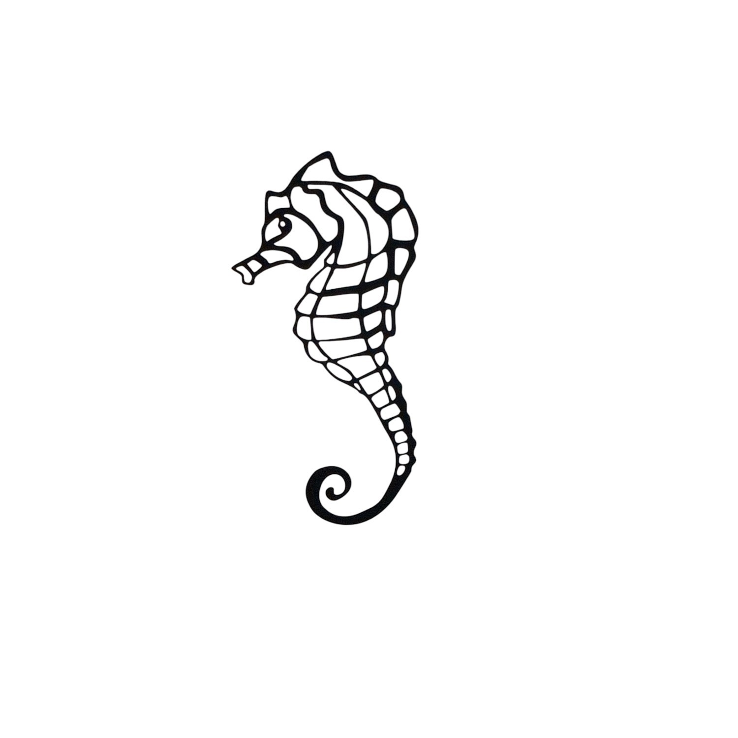SEAHORSE Tropical Ocean Vinyl Decal Car Jeep Truck Bumper Wall Home