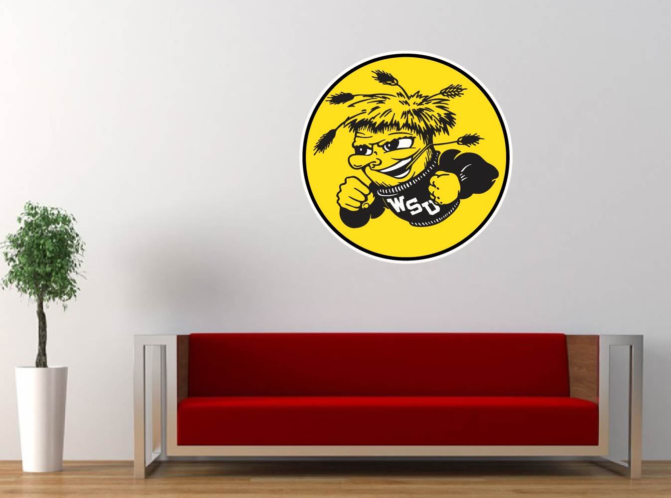 Wichita State University Vinyl Sticker Decal *SIZES* Cornhole Bumper Wall