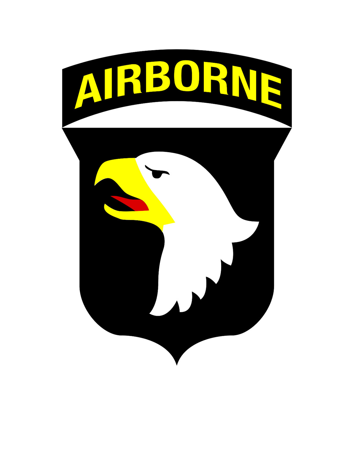 101st AIRBORNE DIVISION Car Vinyl Window Decal/Sticker U.S. Army