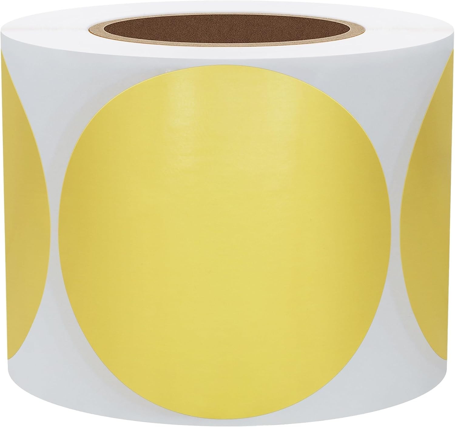 Elegant 2-Inch Matte Gold Labels – 300 Round Color Coding Dots for Organization