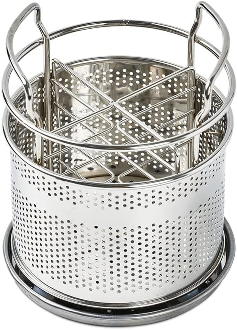 Stainless Steel Silverware Drying Basket for Dish Rack, 4-Compartment Utensil Ho