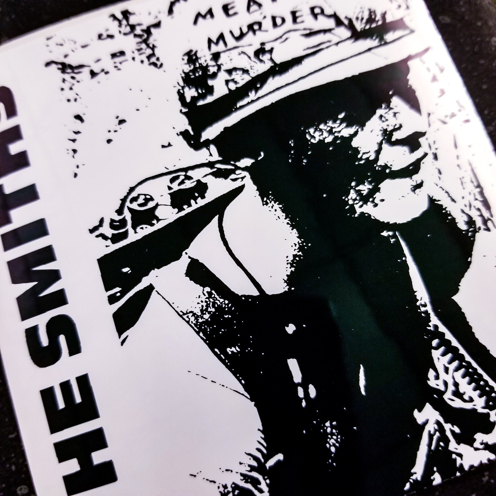 🦇 The Smiths Meat is Murder 4 x 4" Waterproof Vinyl Sticker [💪 HQ Durability]