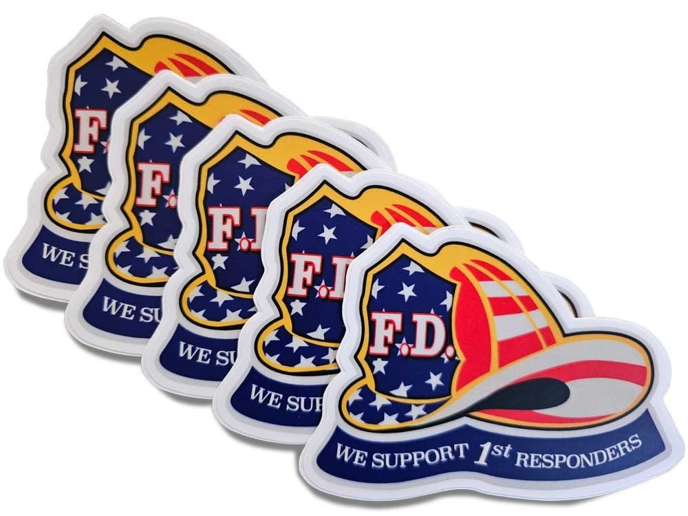 Fire Department Decal – We Support 1st (First) Responders