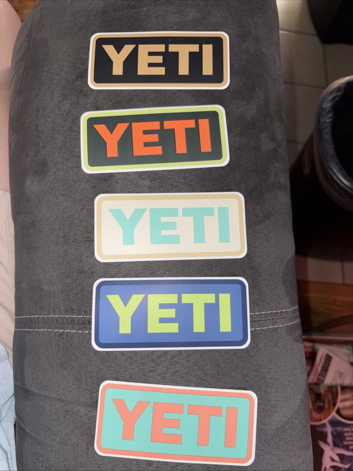 Yeti Sticker lot 5 Stickers