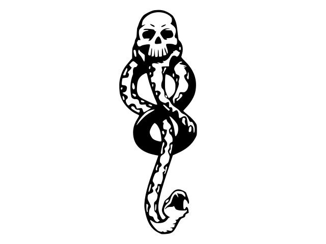 DEATHEATER DARK MARK Harry Potter Vinyl Decal Car Sticker Wall Truck CHOOSE SIZE