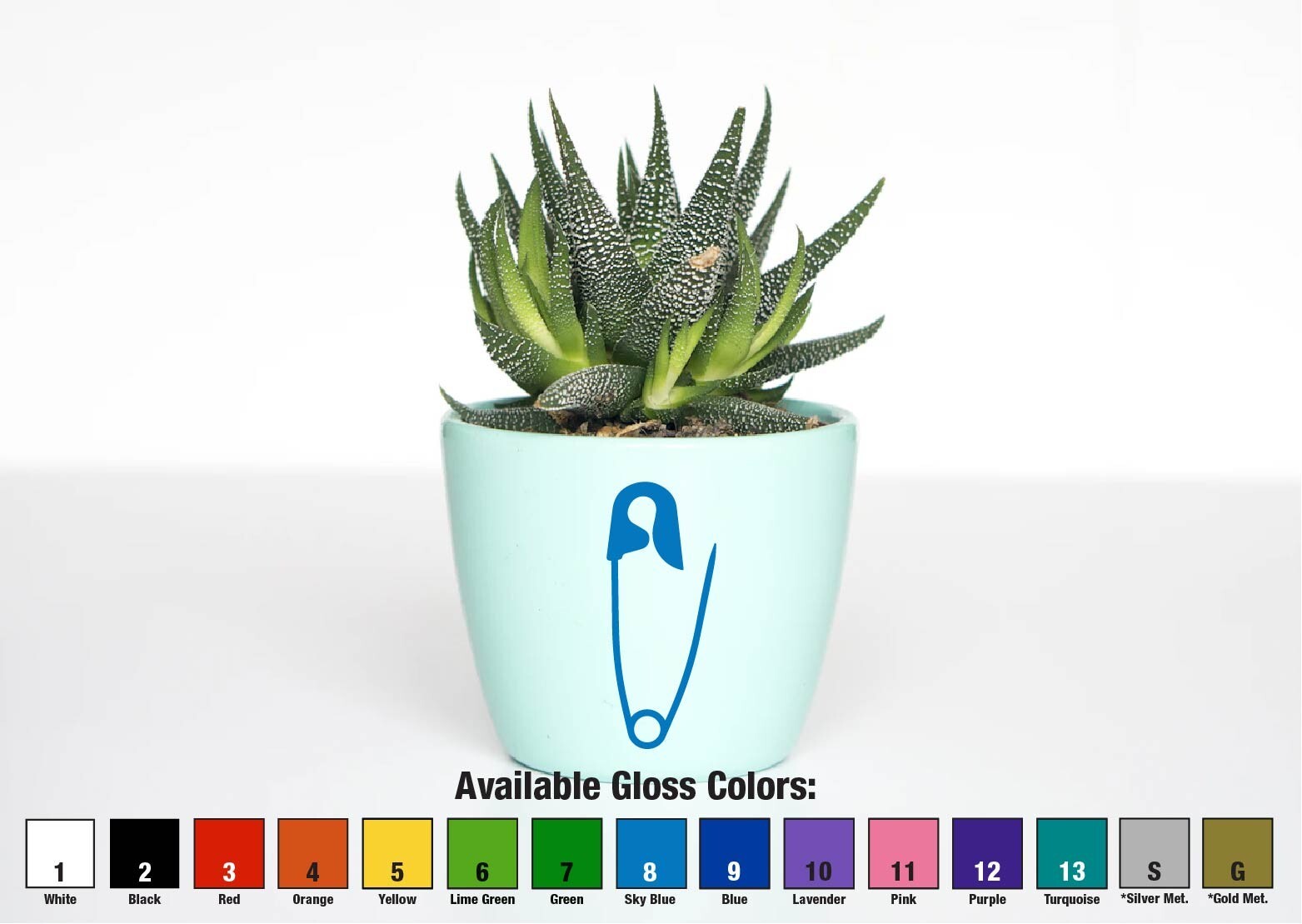 Safety Pin Decal Sticker Ally Safe Space Friendship Movement Blue Dem Support