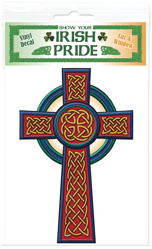Celtic Passion Cross Ireland Irish Decal Sticker