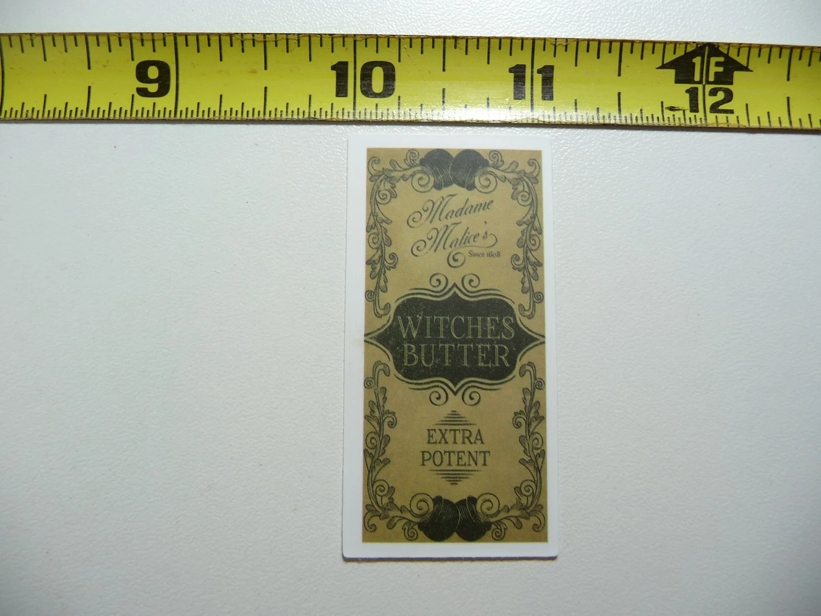 WITCH BUTTER SMALL STICKER DECAL WITCHCRAFT POTION SPELL WITCH GOTH LABEL FUNNY
