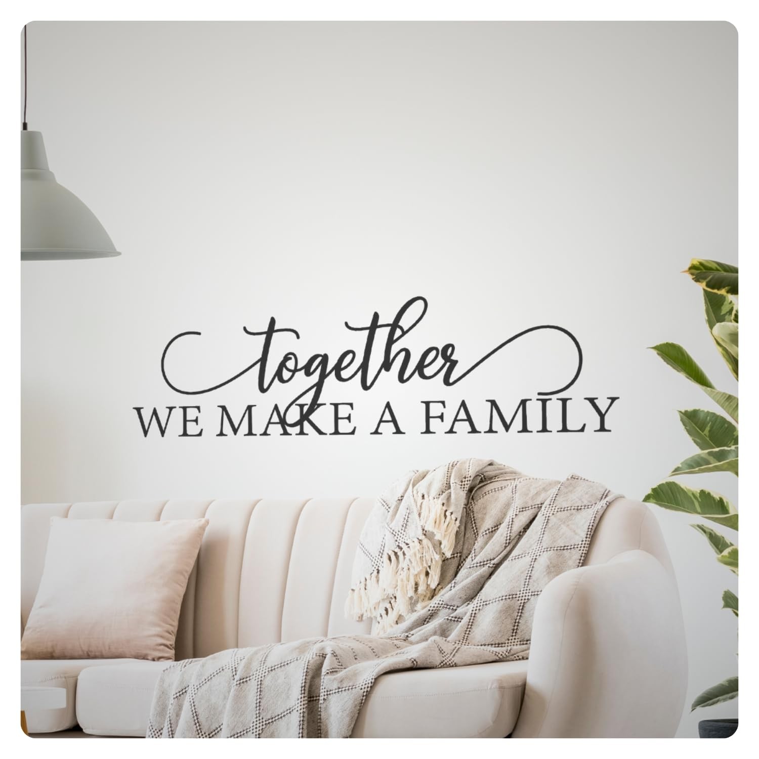 – Large Family Wall Decals for Living Room Decor Family Wall Decor Wall Stick…