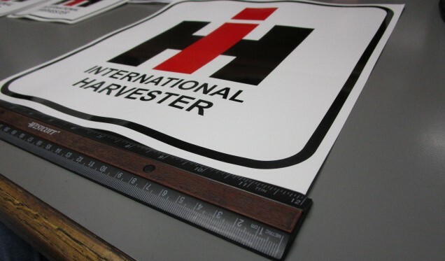 International Harvester IH Logo 12 x 12 Inch Decal Sticker