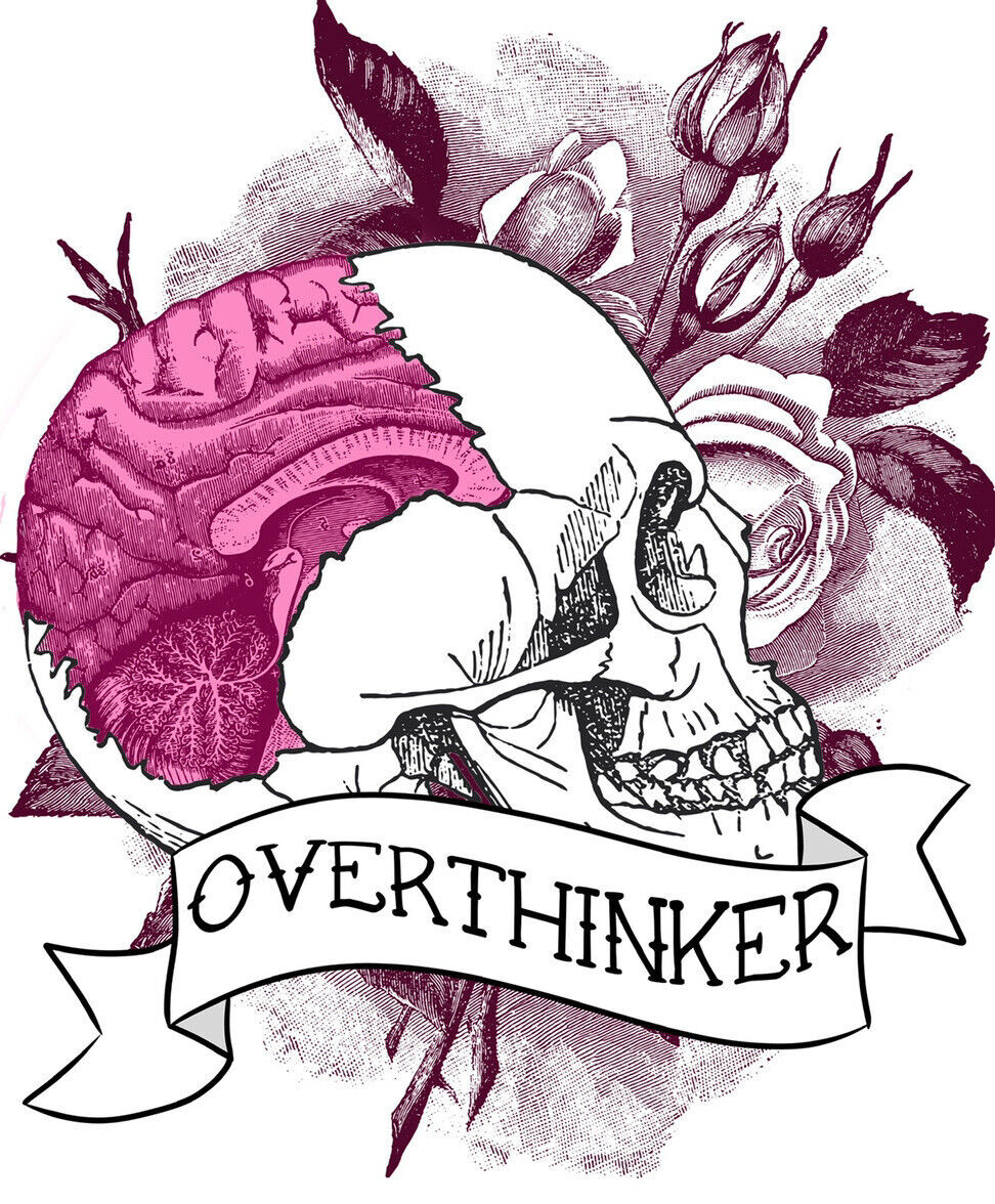 Overthink Brain Sticker Decal