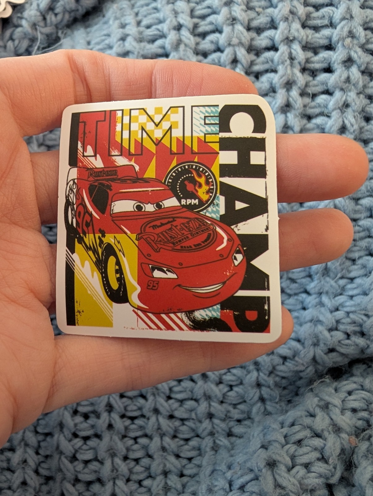 Cars, Pixar, Sticker, Disney, Lightning McQueen, Mater, Sally, Doc Hudson