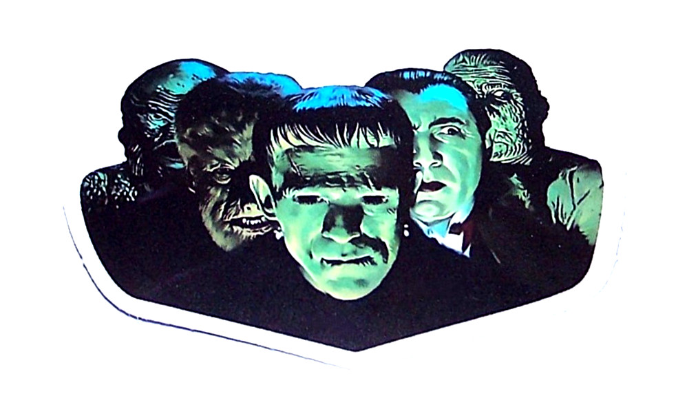 CLASSIC MONSTERS – Cut Sticker Movie Horror Film Dracula Frankenstein Werewolf