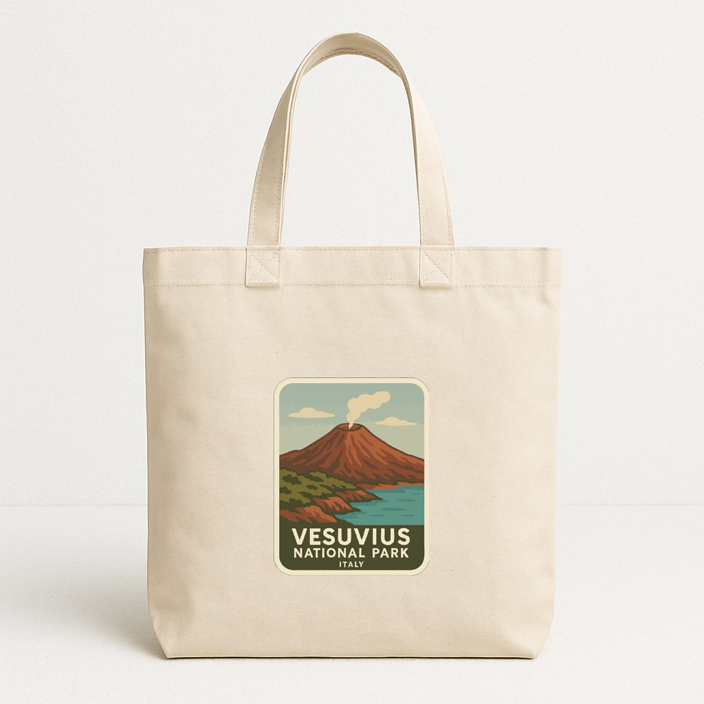 Vesuvius Italy Iron On Heat Transfer Vinyl HTV Die-Cut World National Parks