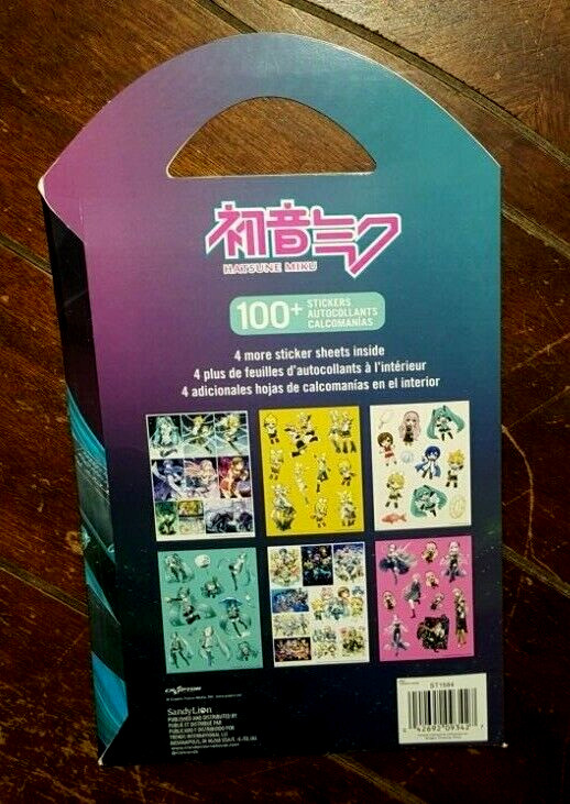 HATSUNE MIKU Sticker Variety Pack! 100+ Stickers/10 Sticker Sheets! Item #ST1594