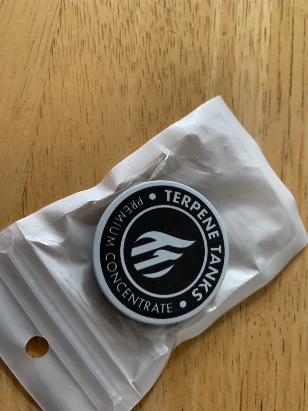 Terpene Tanks Black And White Stick On Collectible “Sticker”