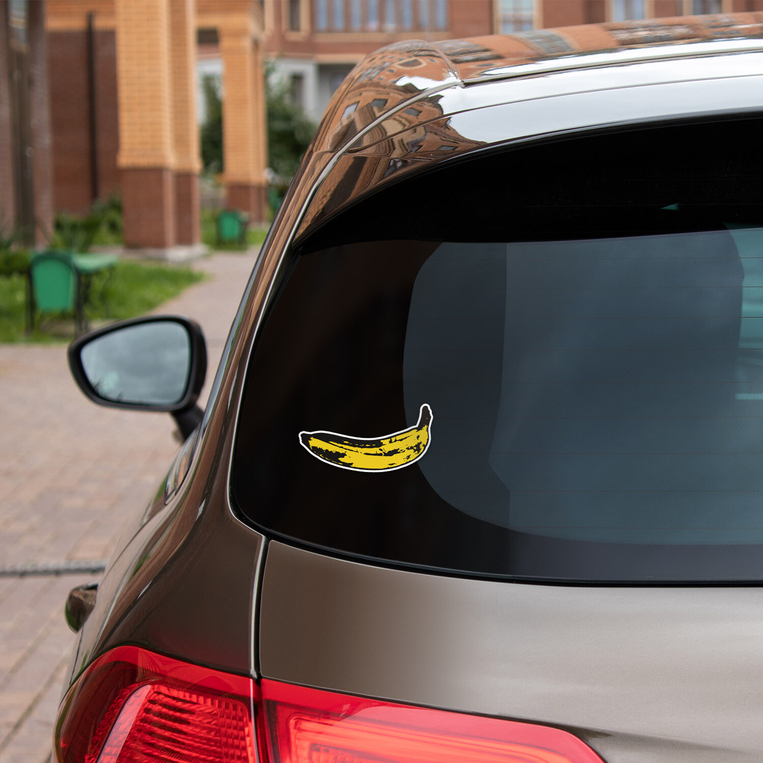 Punk Banana Car Bumper Vinyl Sticker Decal