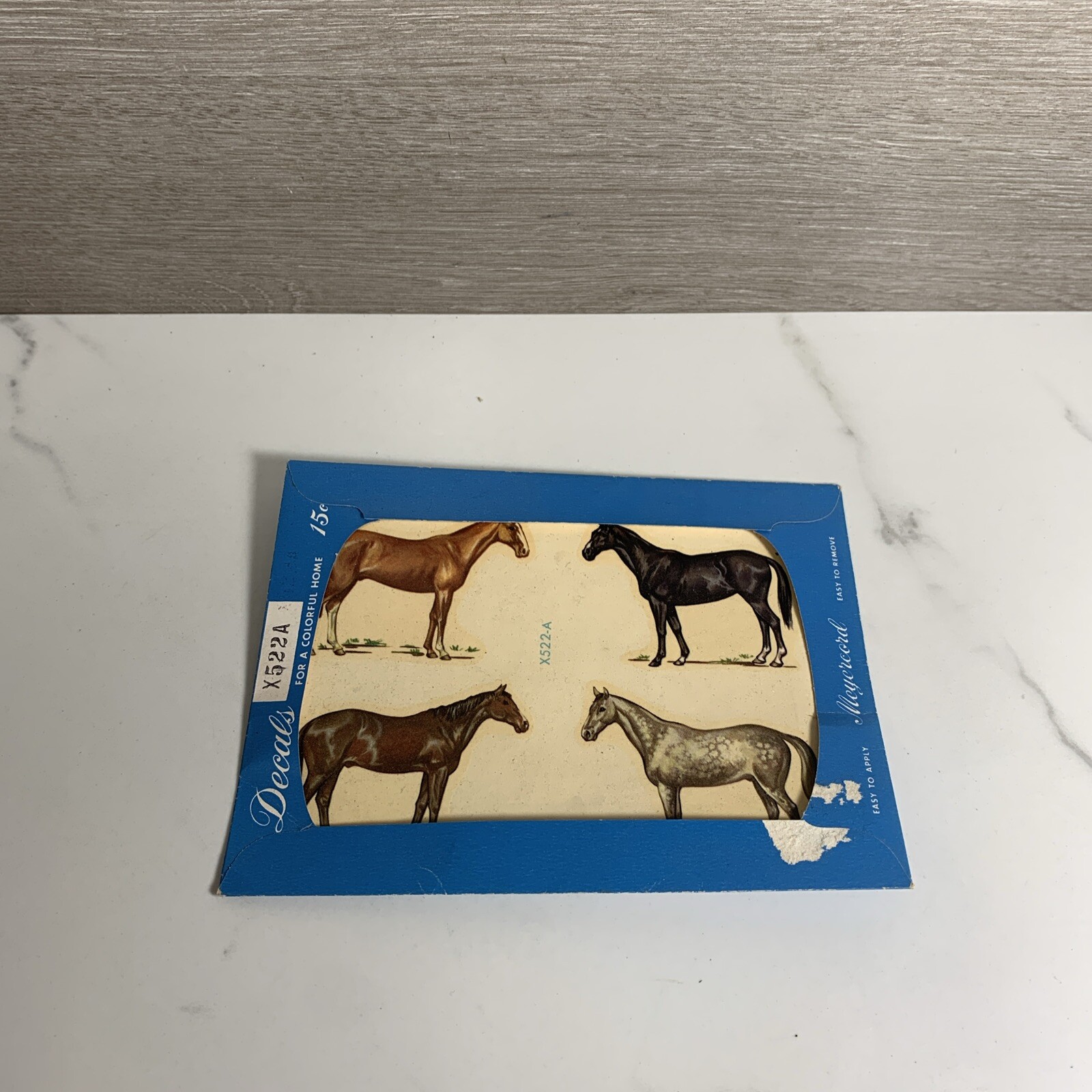Charming Vintage Meyercord Horse Wall Decals *New in Package*