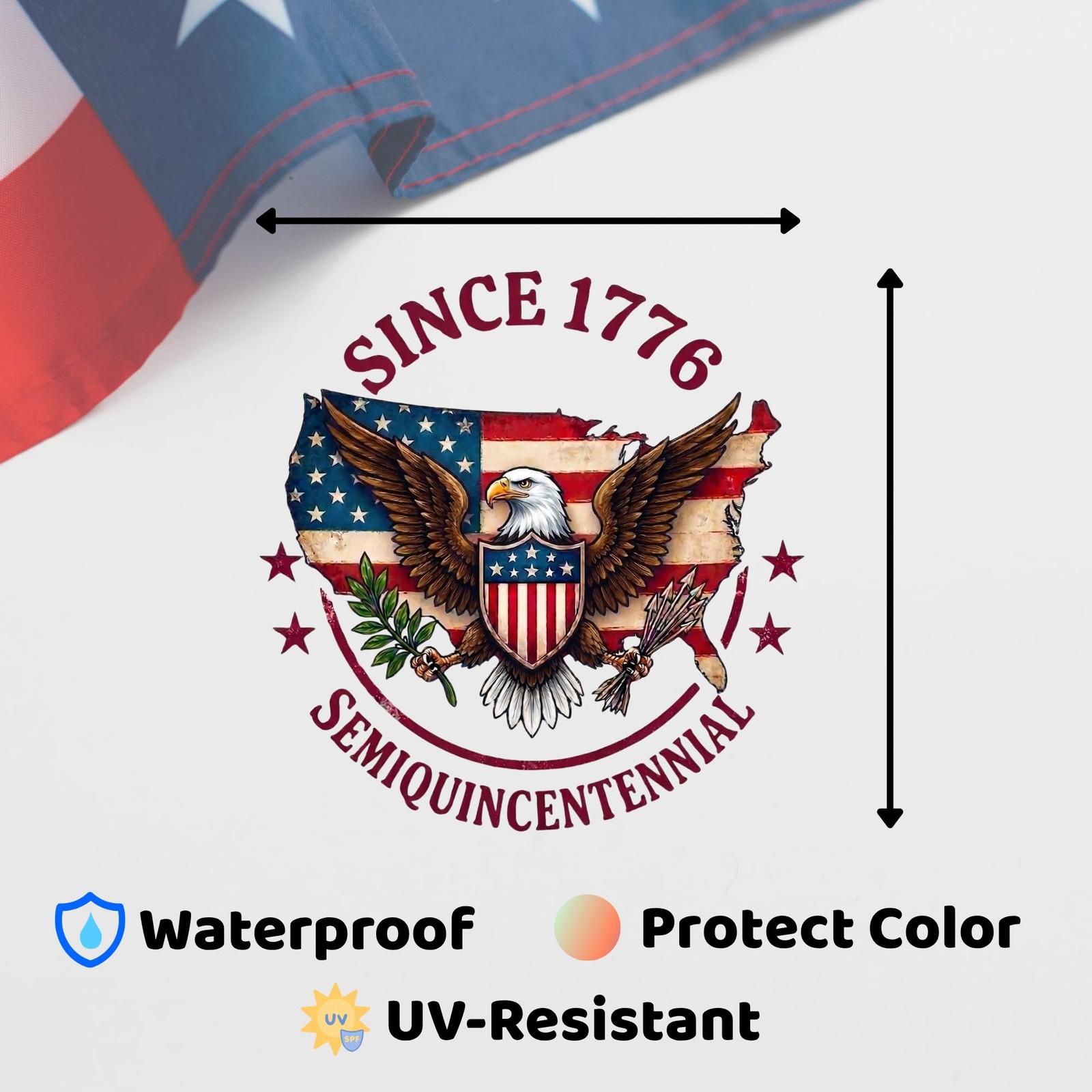 Patriotic Stickers & Automotive Decals, Christian Cross Car Window Decal, 250 An