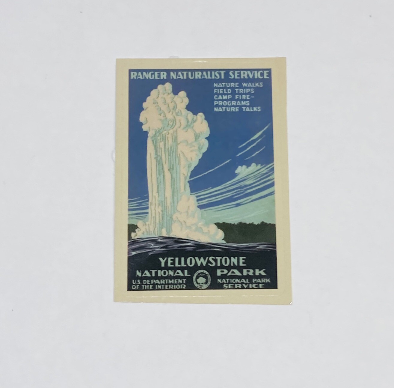 Yellowstone National Park Sticker Travel City Tour Art Decal Vinyl Souvenir Tc6