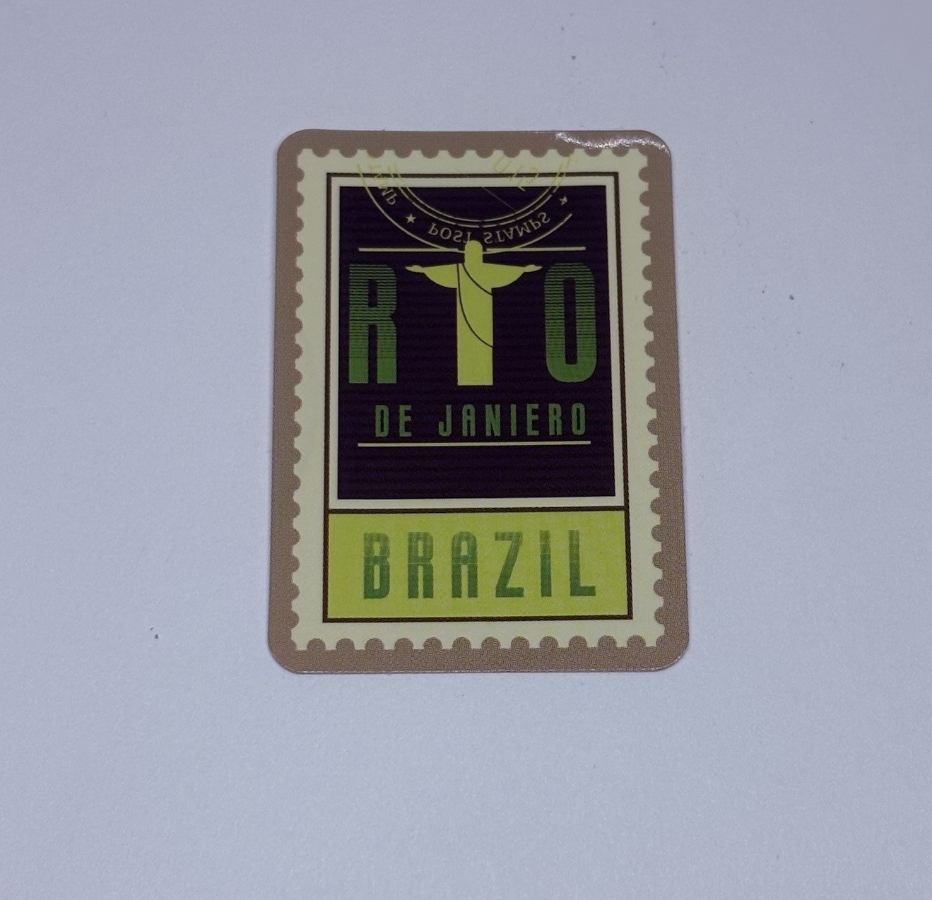 Rio De Janiero Postage Stamp Novelty Sticker Vinyl Decal Travel Cool Art Tc9