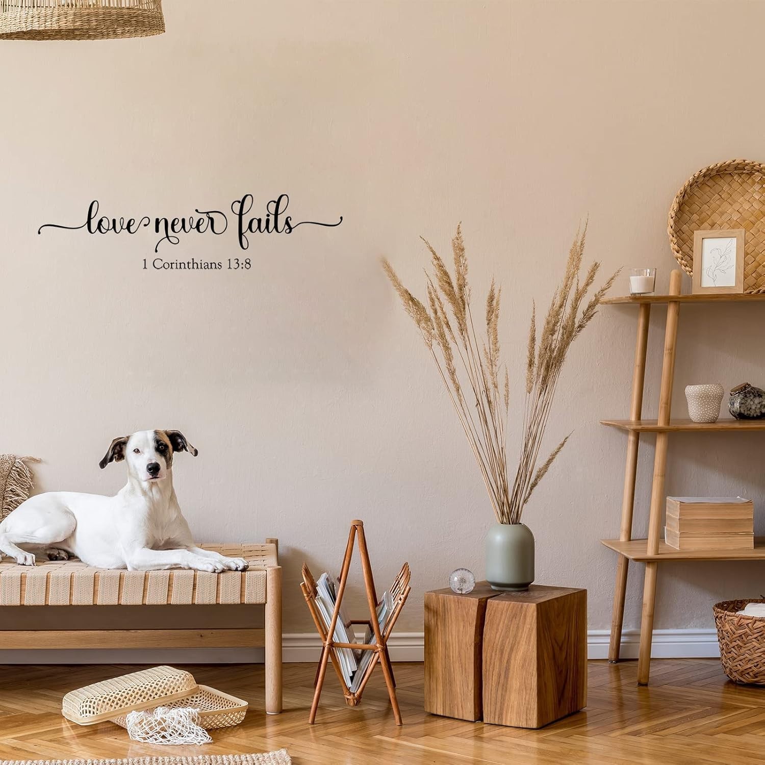 Religious Inspirational Quote Stickers – Peel and Stick for Elegant Spaces