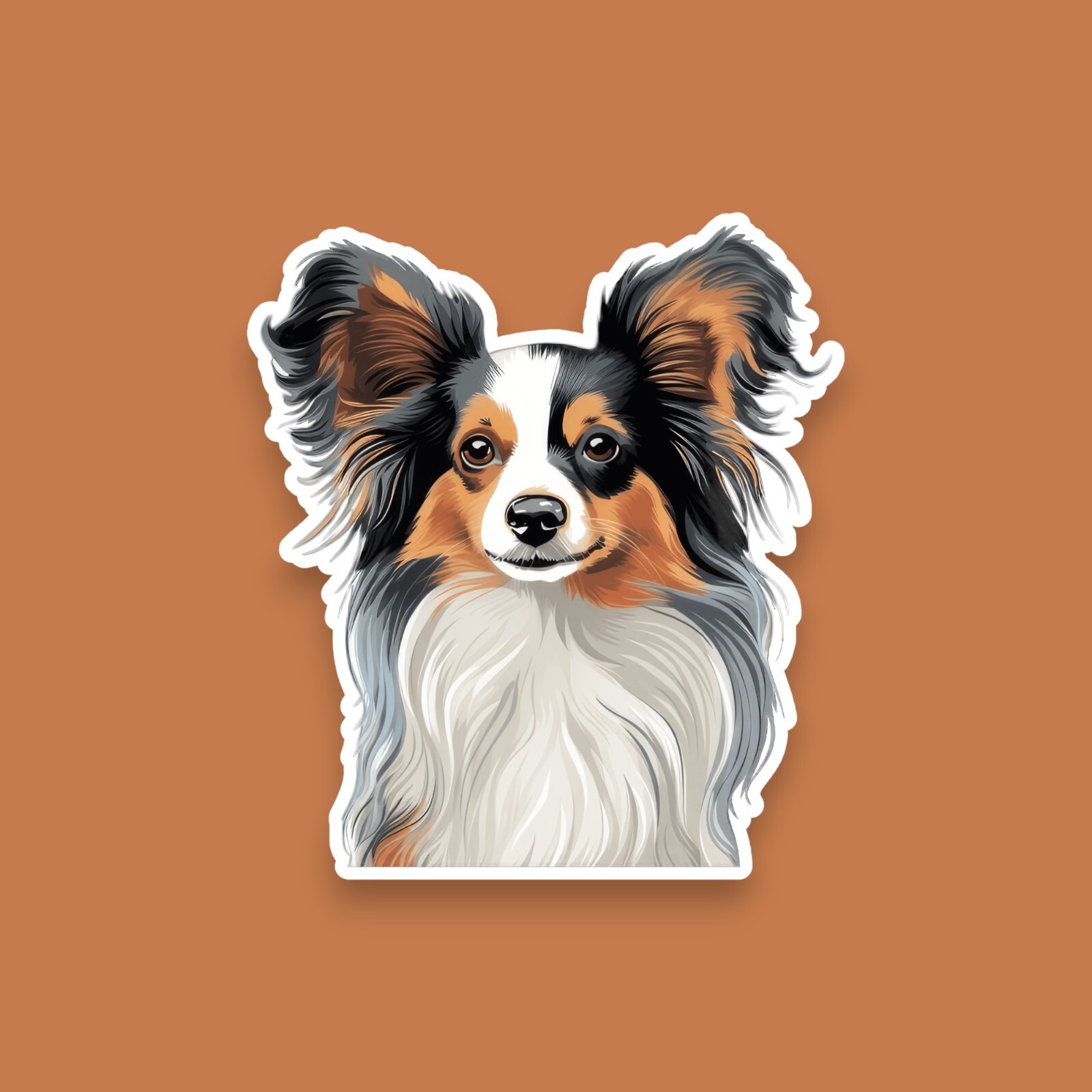 Dog Breed Glossy Stickers 4x4in part #7