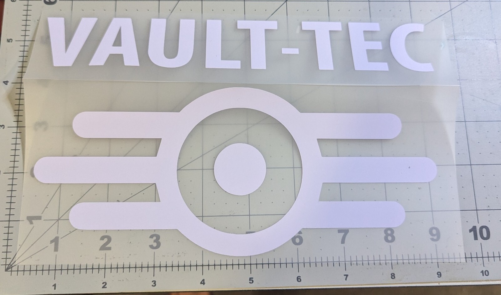VAULT-TEC logo from Fallout video game series decal you choose color