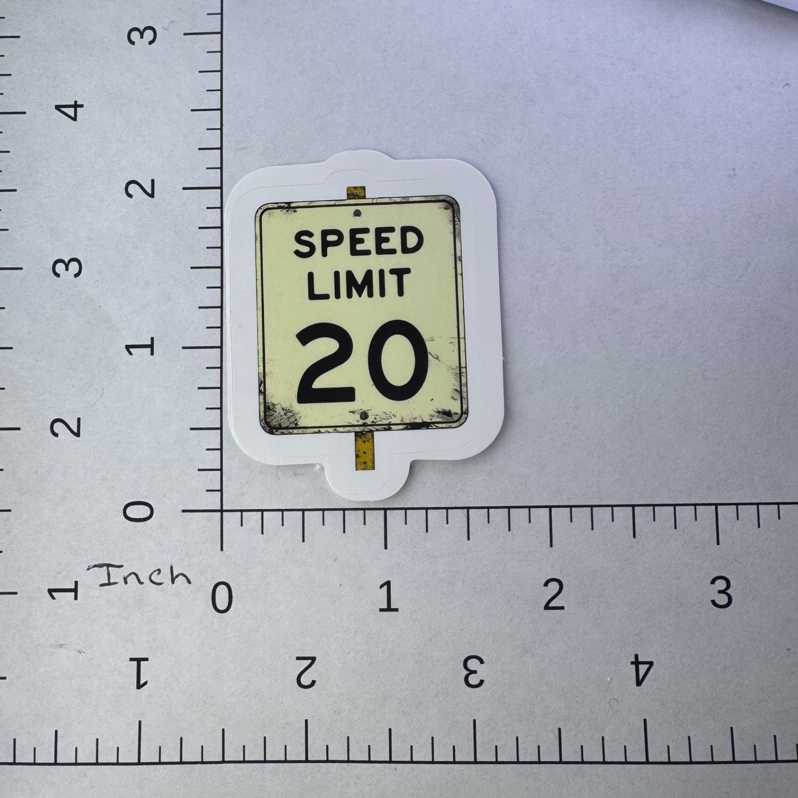 Speed Limit Sticker Road Sign – Water Bottle Phone Laptop Skateboard Hard Hat