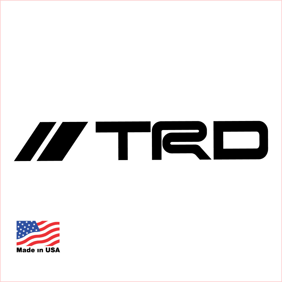 Toyota Racing Development TRD Decal – Many colors available – Free Shipping