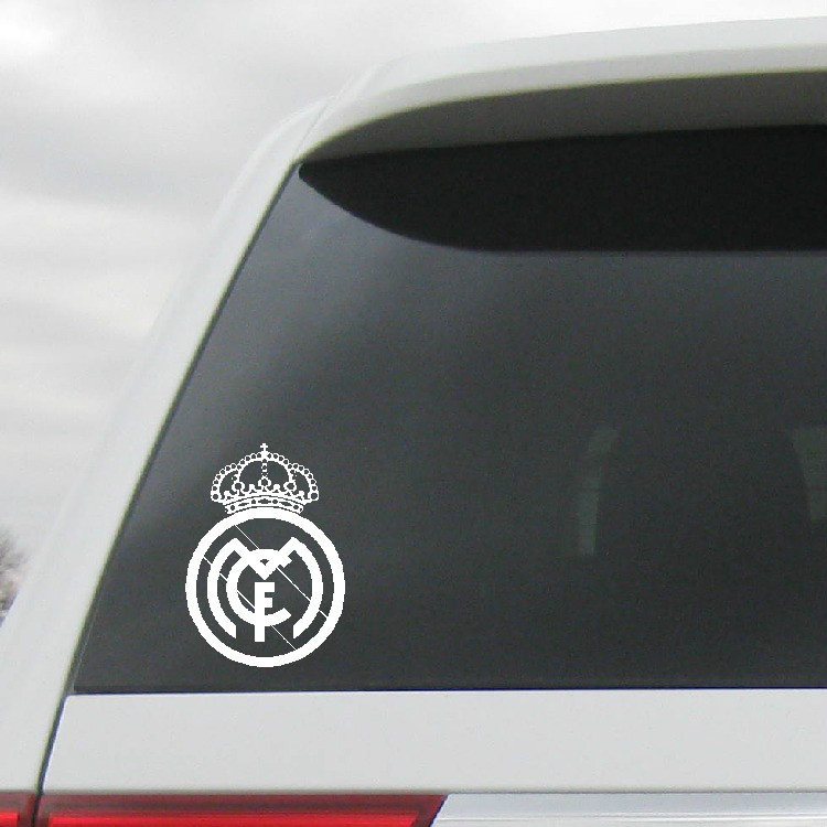 REAL MADRID DECAL STICKER CALCOMANIA FOTBOL SOCCER SPANISH LA LIGA PRIMERA