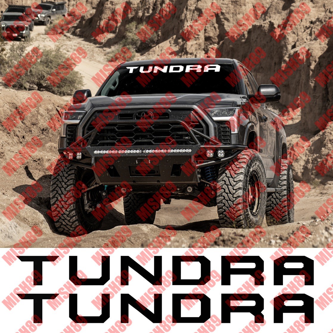 Toyota Tundra Decal TRD PRO Windshield Banner Vinyl Decal Sticker – Any Size