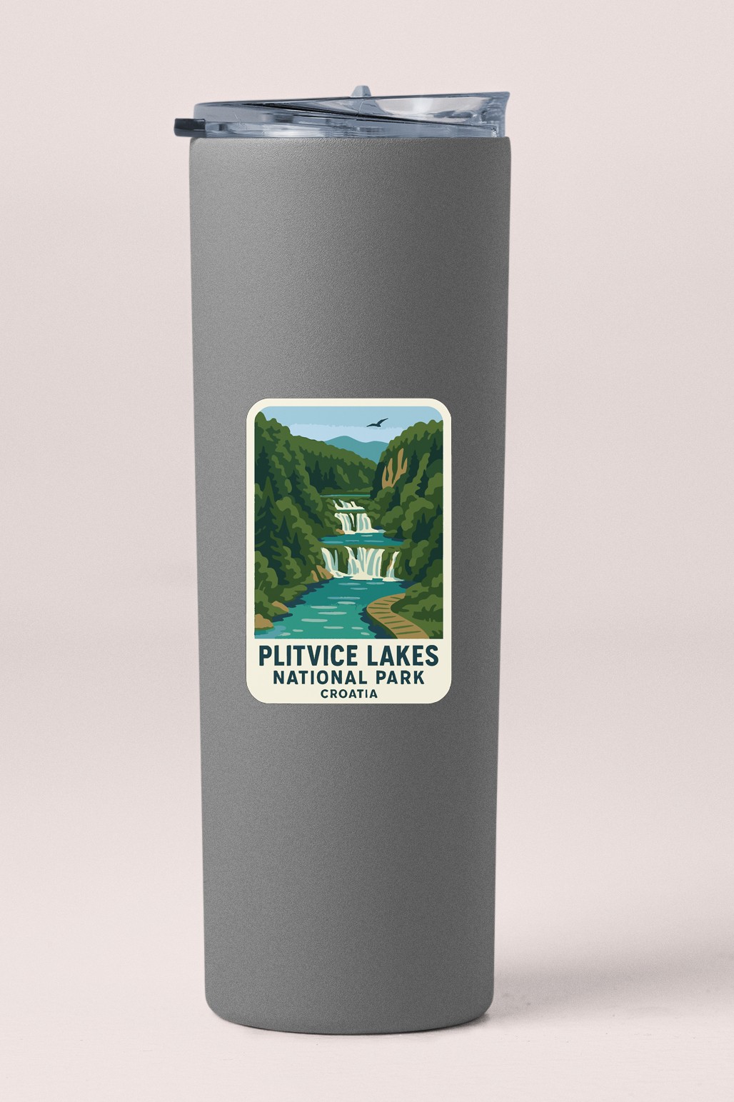 Plitvice Lakes Croatia National Park Sticker Decal Vinyl Die-Cut World