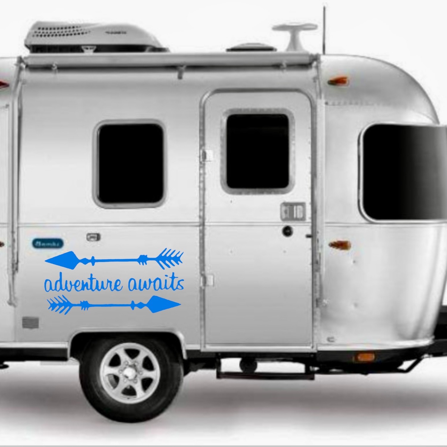 ARROW ADVENTURE AWAITS Vinyl Decal Car Truck Bumper Window most smooth surfaces