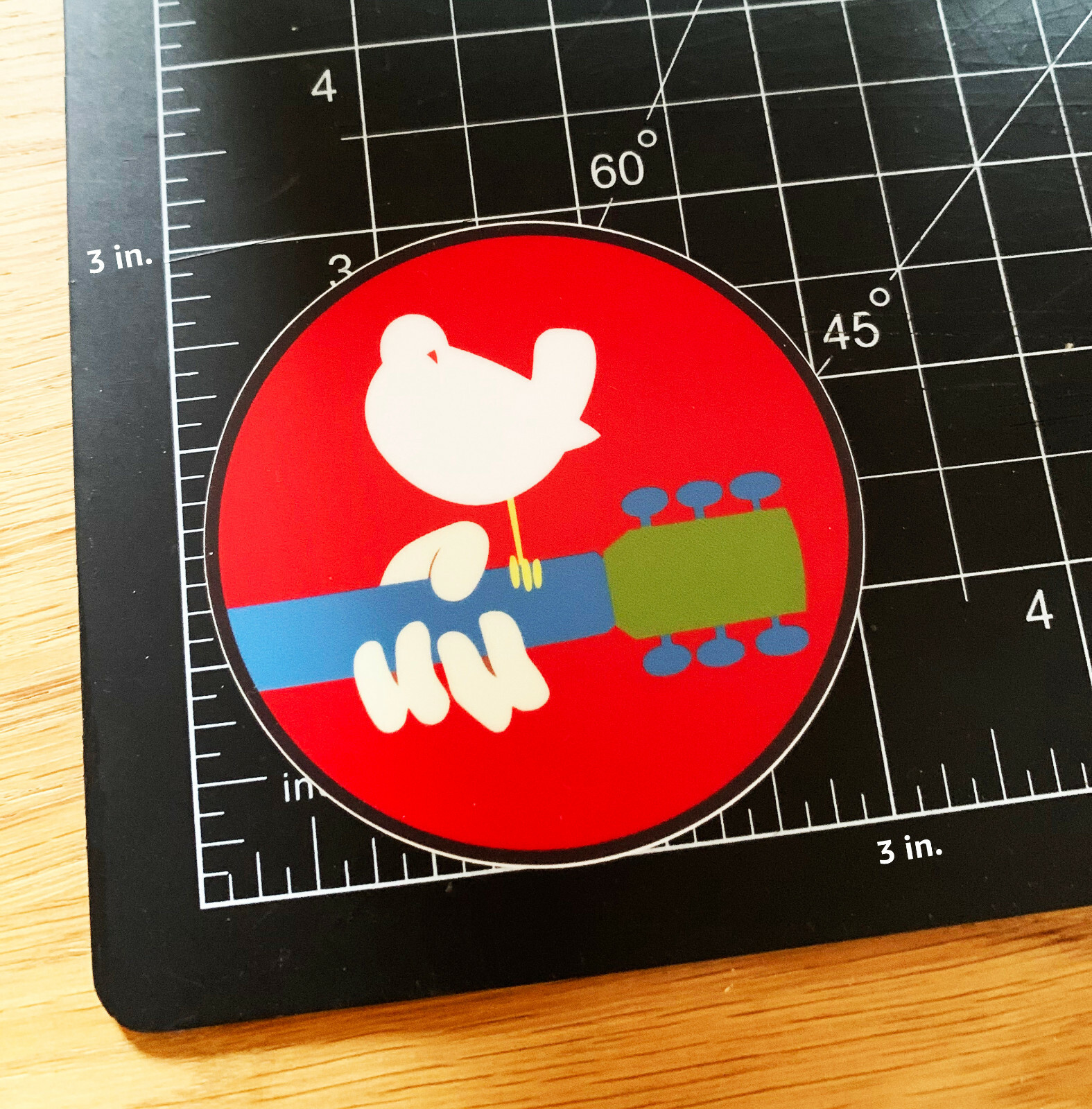 Woodstock 1969 Premium 3in Sticker Decal Music Festival Peace Dove Free Shipping