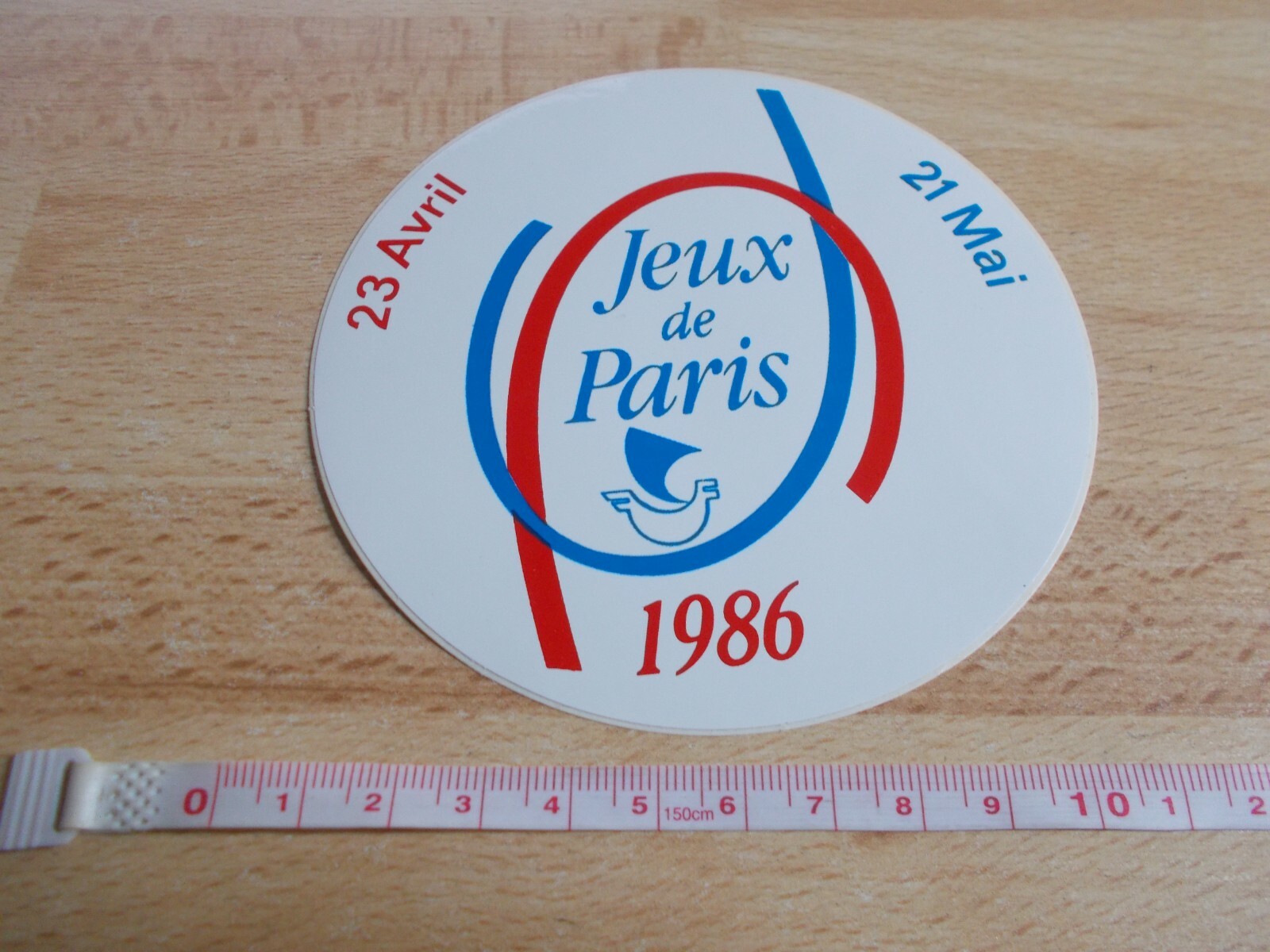 Sticker Games Paris 1986