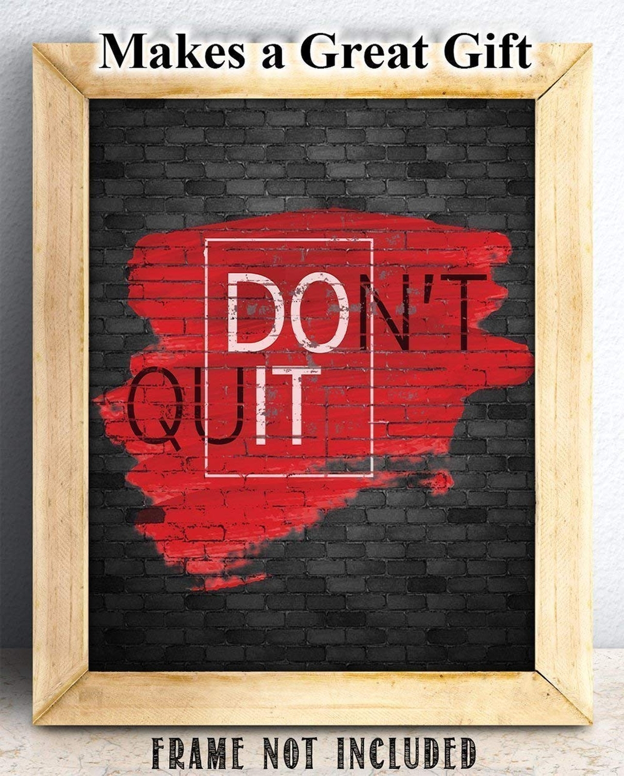 Don't Quit/Do It – 11×14 Unframed Typography Art Print Poster – Great Inspira…