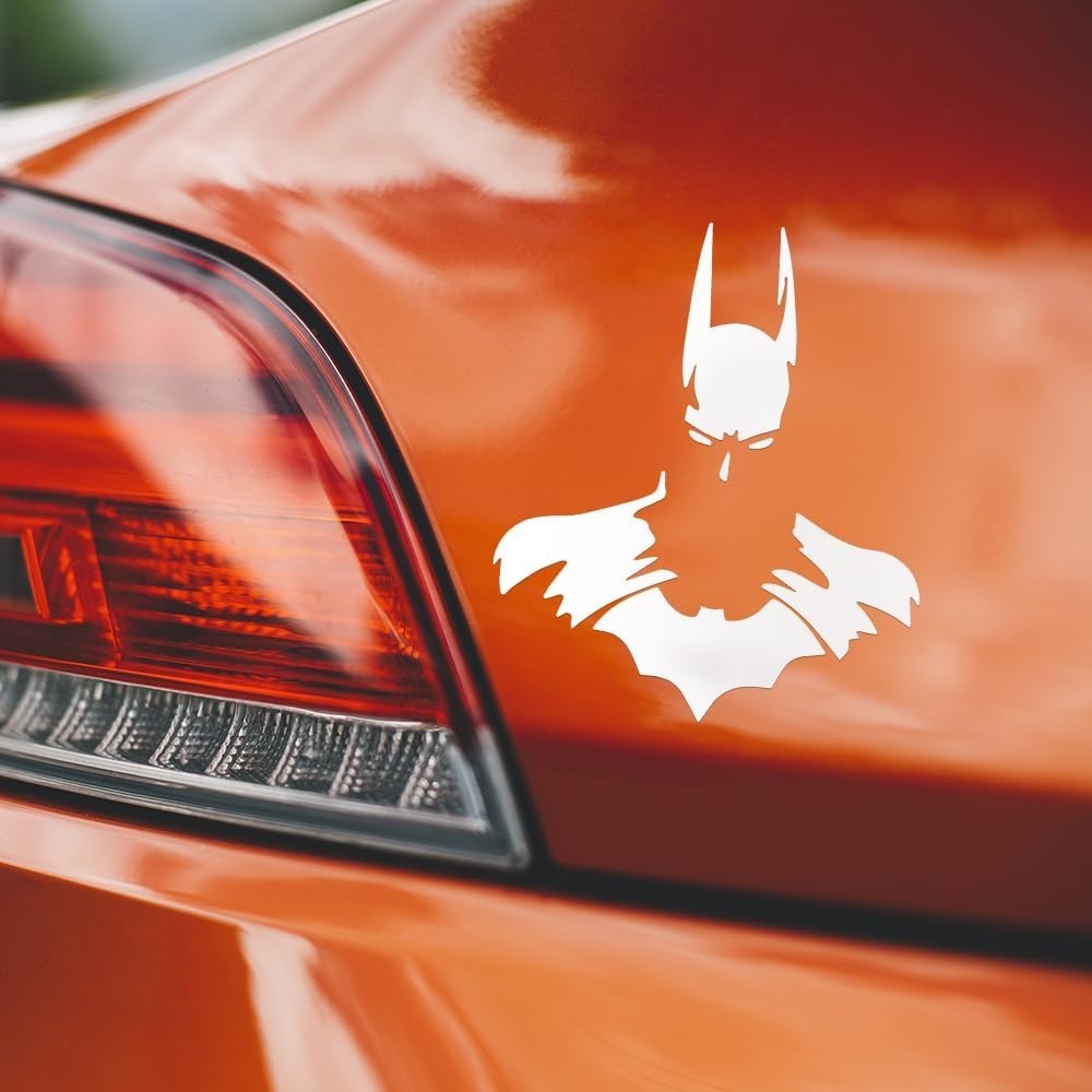 Batman Silhouette Car Window Vinyl Decal Waterproof Laptop Bumper Sticker 6×7 in