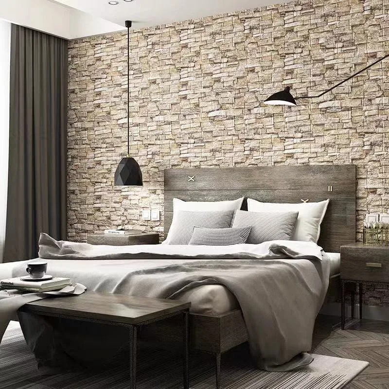 DIY 3D Brick Wallpaper Self Adhesive Foam Wall Sticker Waterproof Decor Panel