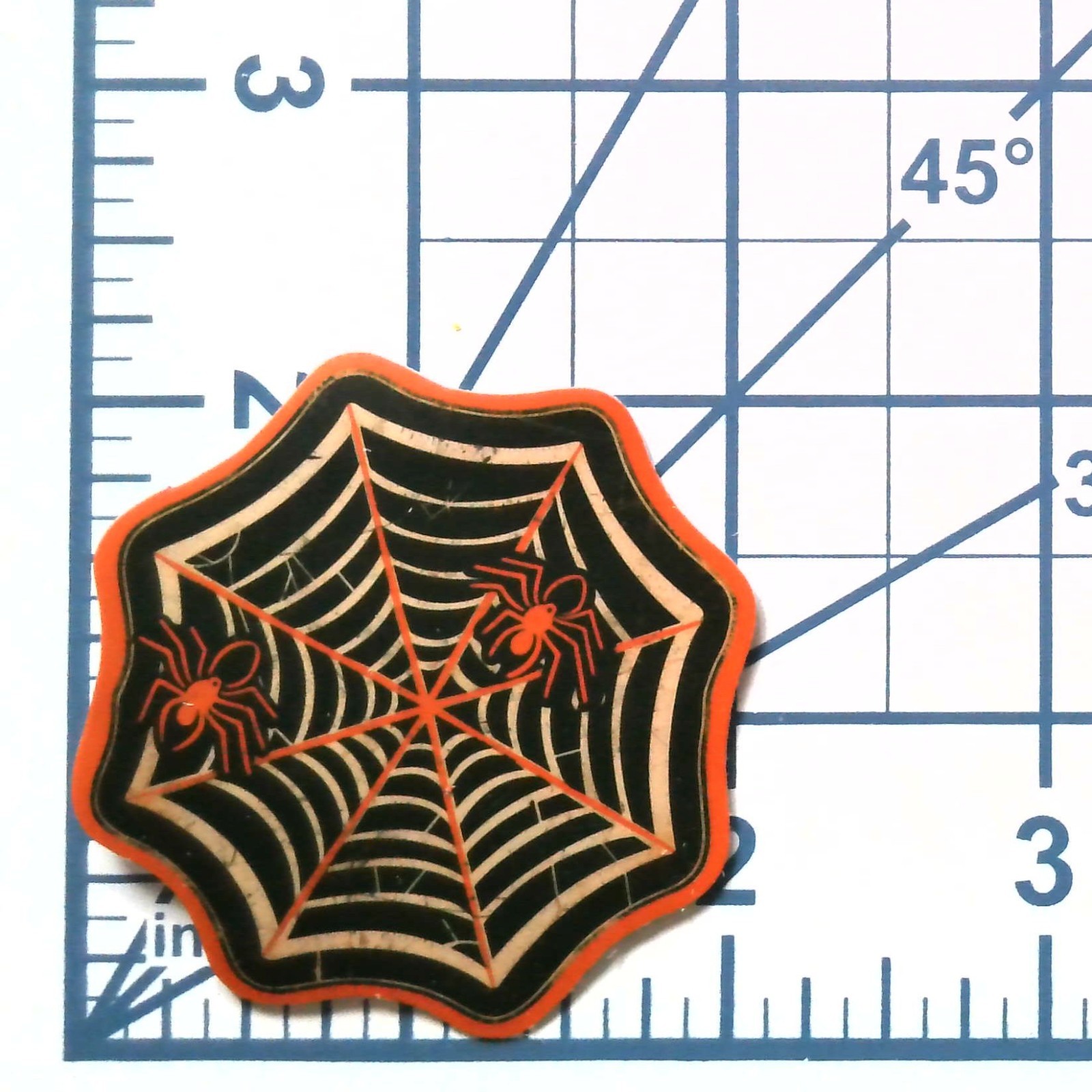 Halloween Spider Web Sticker Spooky Creepy Crawly Vinyl Die Cut Journal Decal