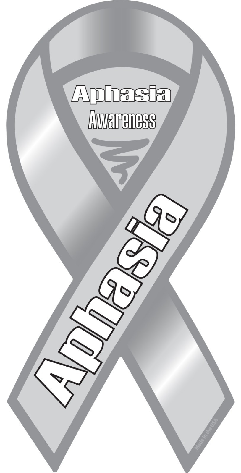 Aphasia Awareness Ribbon Vinyl Decal Sticker Support Choose Size car window
