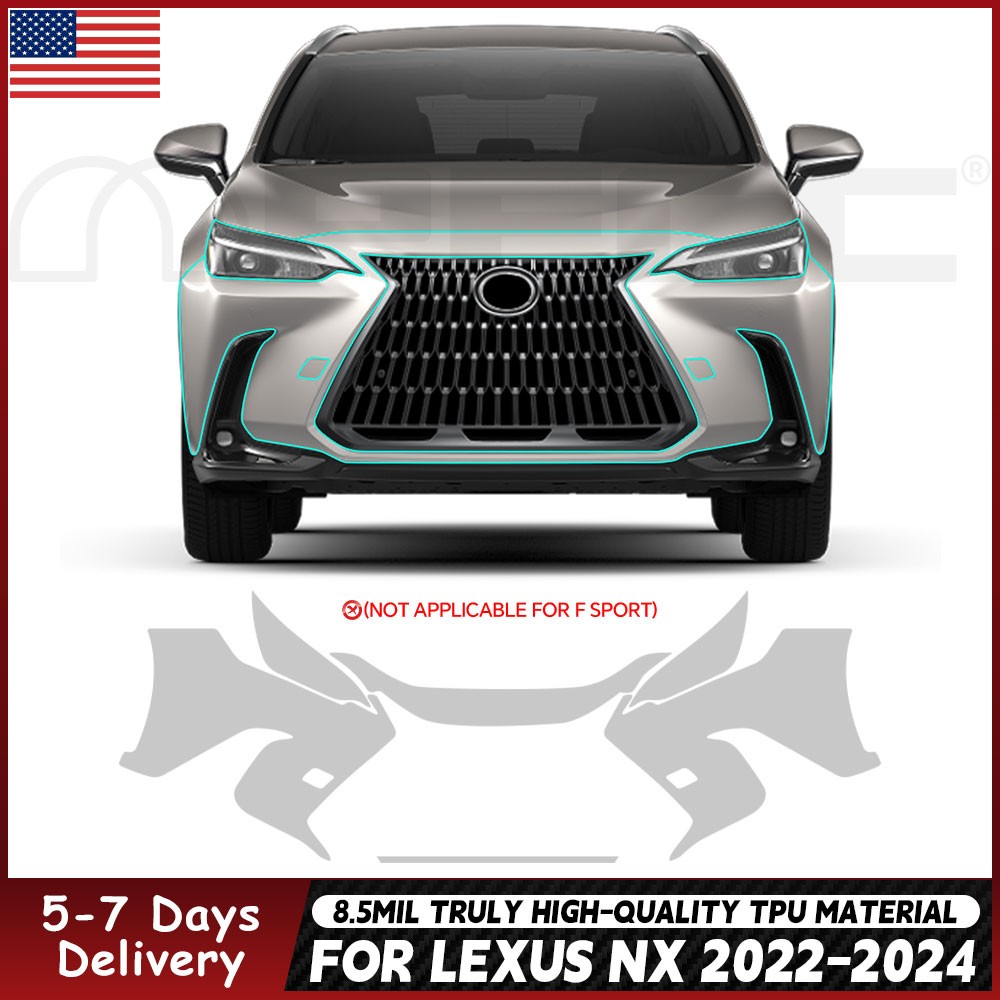 For Lexus NX 2022-2025 Paint Protection Film TPU PPF Pre-Cut Kit