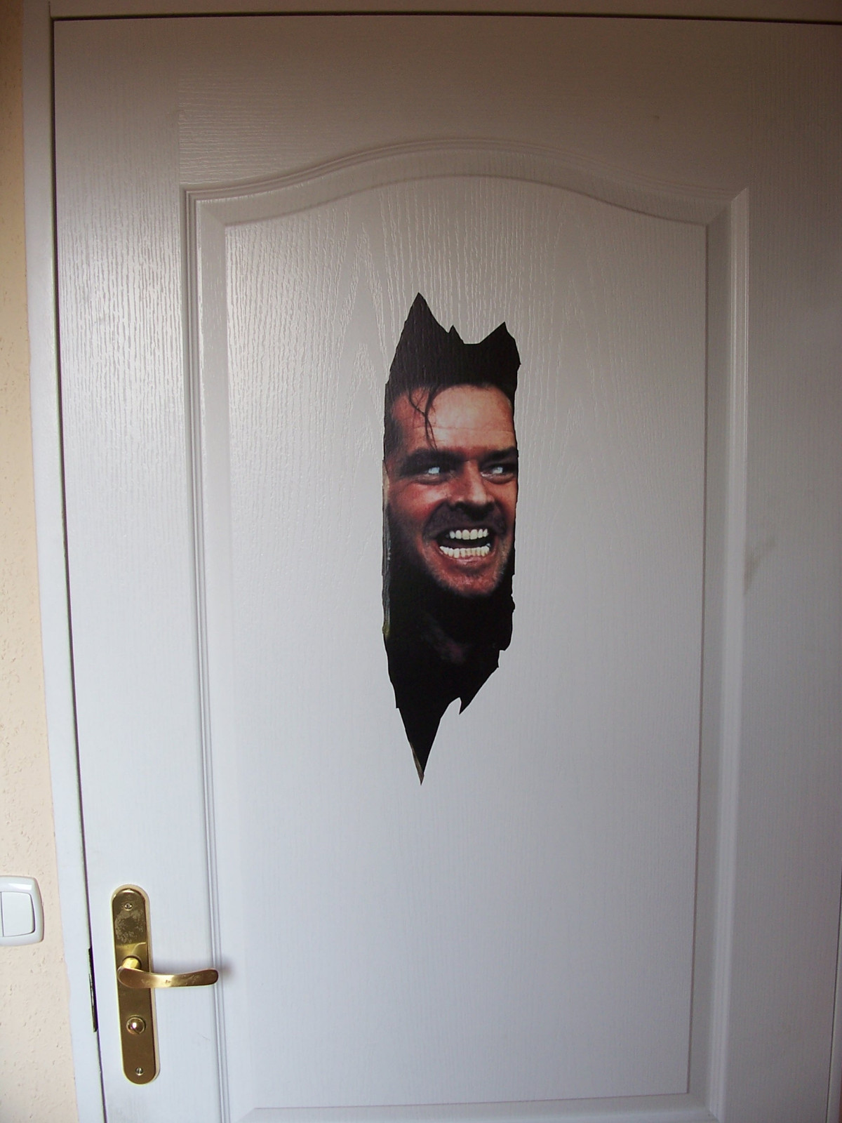 The Shining Door sticker Decal Vinyl Here's Johny Jack Nicholson Stephen King !!