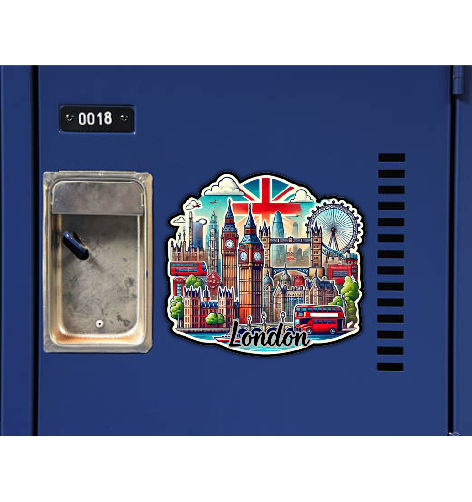 London England Fridge Magnet or Laptop Sticker