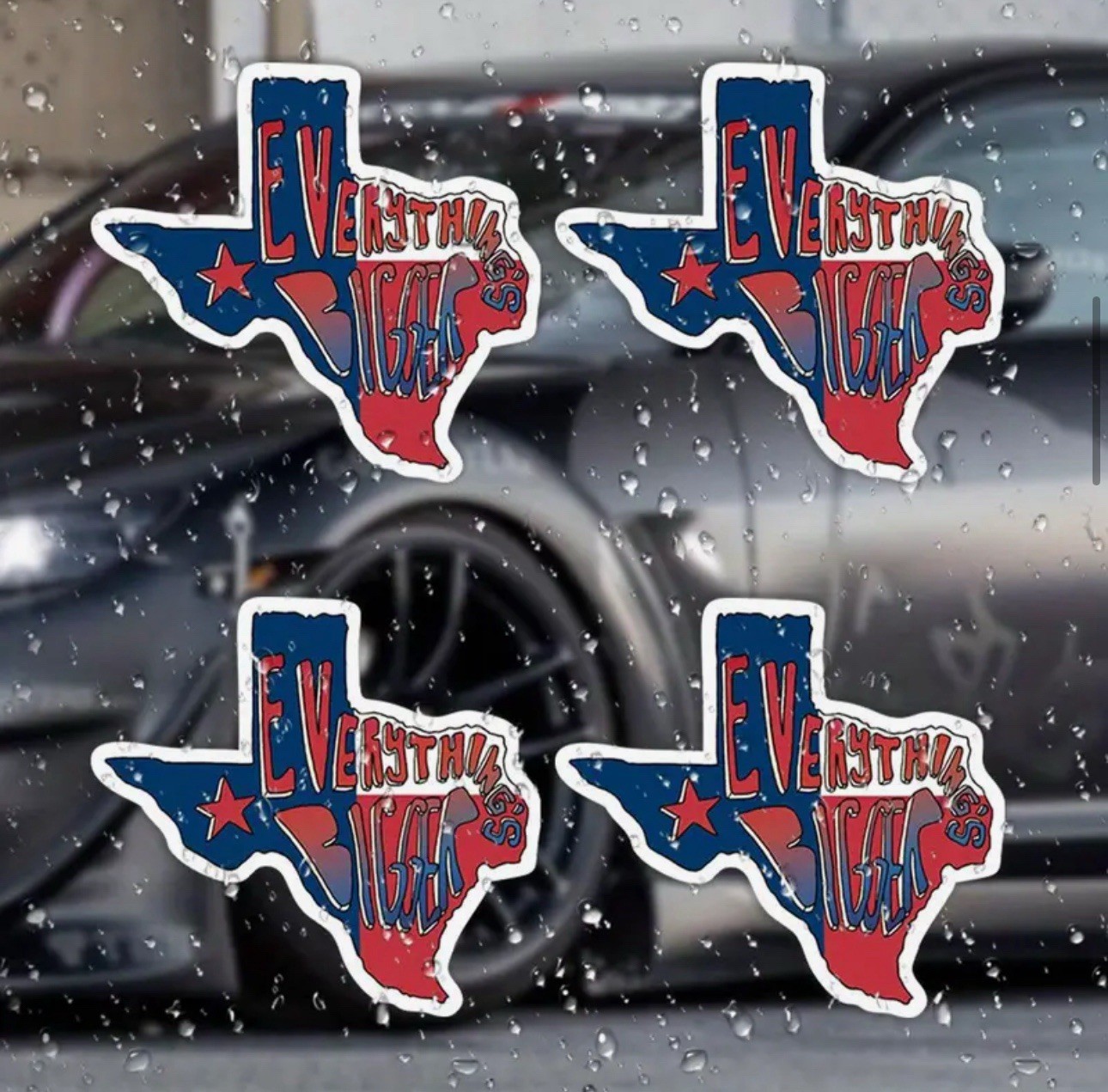 EVERYTHINGS BIGGER IN TEXAS 3” Inch Vinyl Decal Sticker 1PC