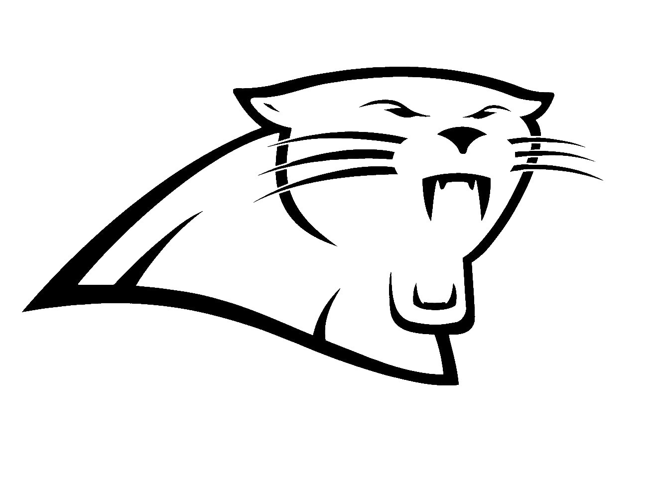 Vinyl Decal Truck Car Sticker Laptop – Football NFL Carolina Panthers
