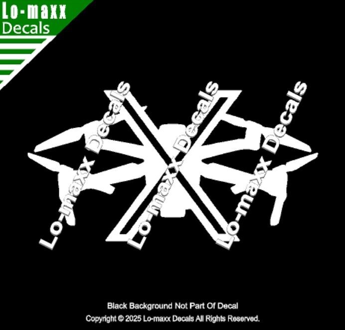 Drone Hunter Kill Markings Victory Unique Graphic Design Die Cut Vinyl Decal