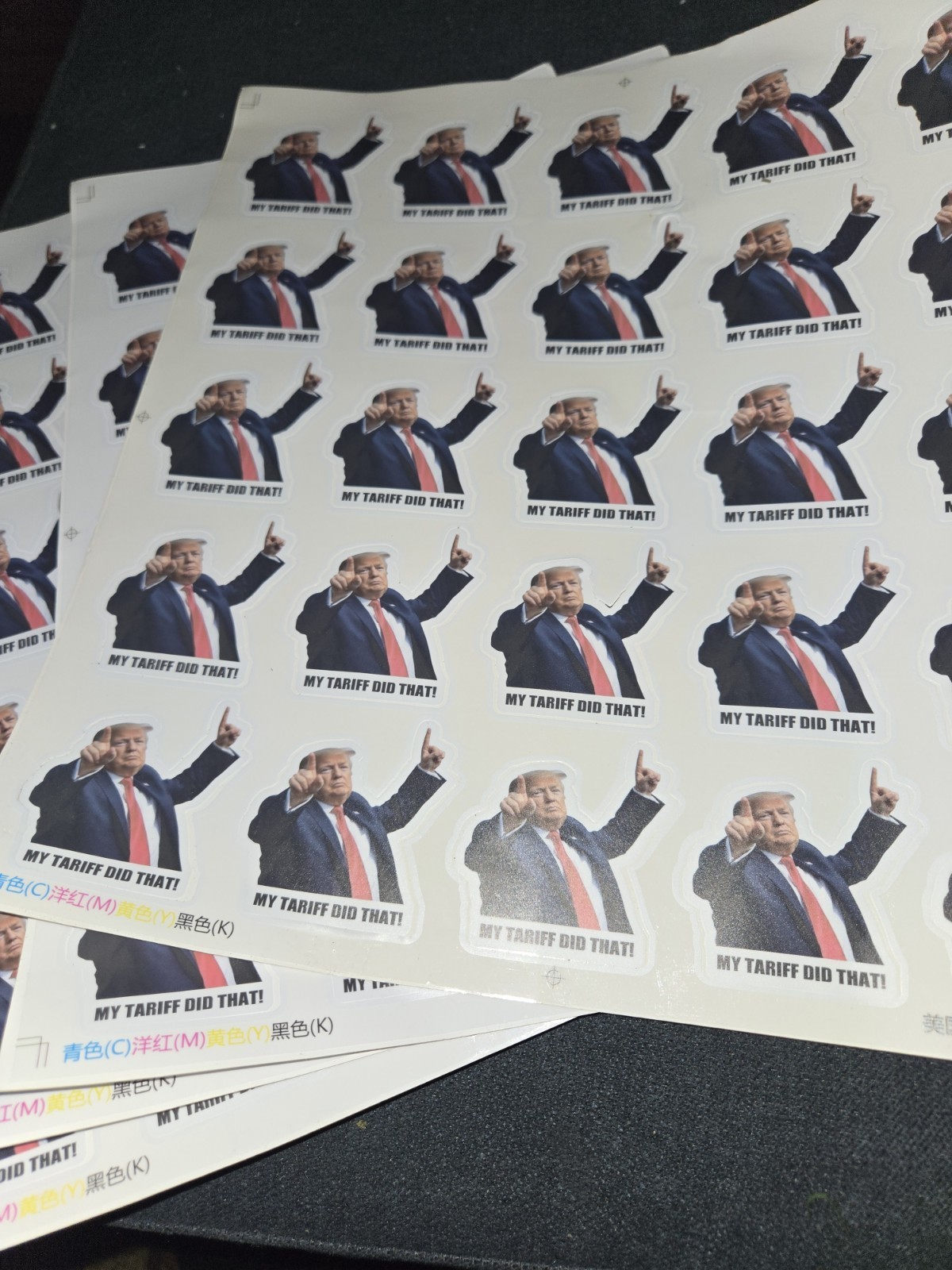 My Tariff Did That Donald Trump Meme Outdoor Waterproof Decal Pack 100 stickers