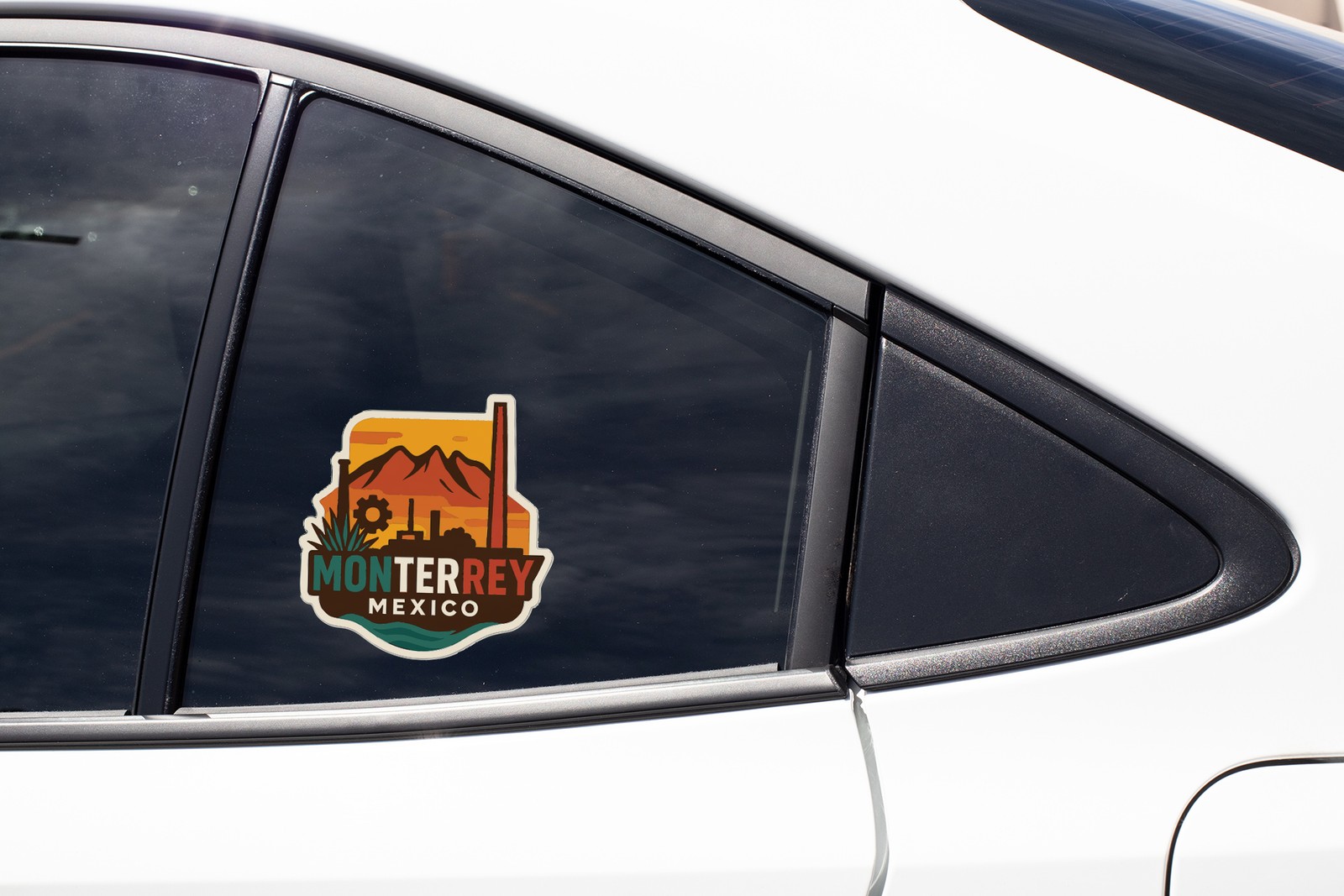 Monterrey Mexico Sticker Decal Vinyl Die-Cut City Skyline Landmark Design